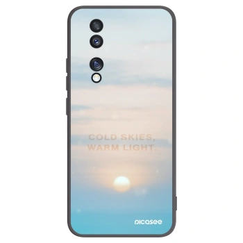 Picasee Μαύρη θήκη σιλικόνης για Honor 70 - COLD SKIES