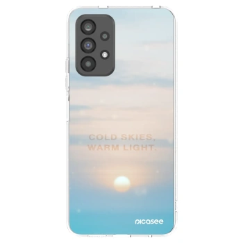 Picasee διαφανής θήκη σιλικόνης Samsung Galaxy A73 5G - COLD SKIES