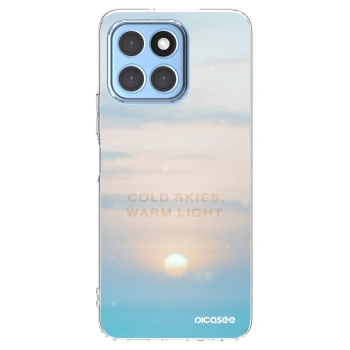 Picasee διαφανής θήκη σιλικόνης Honor X8 5G - COLD SKIES