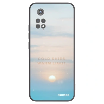 Picasee Μαύρη θήκη σιλικόνης για Xiaomi Redmi Note 11S 5G - COLD SKIES