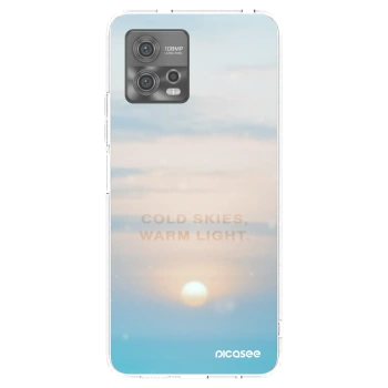 Picasee διαφανής θήκη σιλικόνης Motorola Moto G72 - COLD SKIES