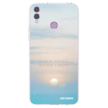Picasee διαφανής θήκη σιλικόνης Honor 8X - COLD SKIES
