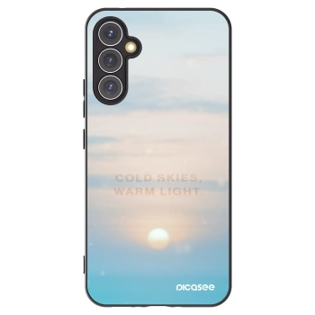 Picasee Μαύρη θήκη σιλικόνης για Samsung Galaxy A34 5G A346B - COLD SKIES