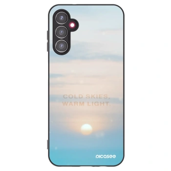 Picasee Μαύρη θήκη σιλικόνης για Samsung Galaxy A14 5G A146P - COLD SKIES