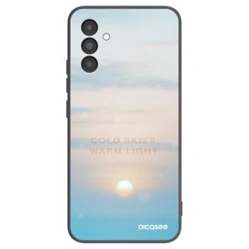 Picasee Μαύρη θήκη σιλικόνης για Samsung Galaxy A04s A047F - COLD SKIES