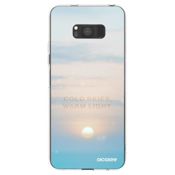 Picasee διαφανής θήκη σιλικόνης Samsung Galaxy S8 G950F - COLD SKIES