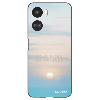 Picasee Μαύρη θήκη σιλικόνης για Honor 90 Lite 5G - COLD SKIES