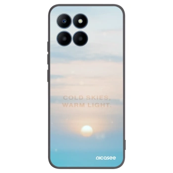 Picasee Μαύρη θήκη σιλικόνης για Honor 70 Lite - COLD SKIES