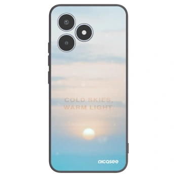 Picasee Μαύρη θήκη σιλικόνης για Realme C53 - COLD SKIES