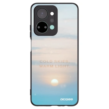 Picasee Μαύρη θήκη σιλικόνης για Honor X7a - COLD SKIES