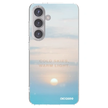 Picasee διαφανής θήκη σιλικόνης Samsung Galaxy S24 S921B 5G - COLD SKIES