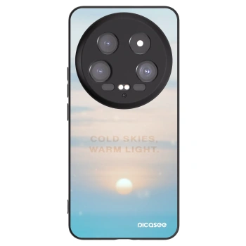Picasee Μαύρη θήκη σιλικόνης για Xiaomi 14 Ultra - COLD SKIES