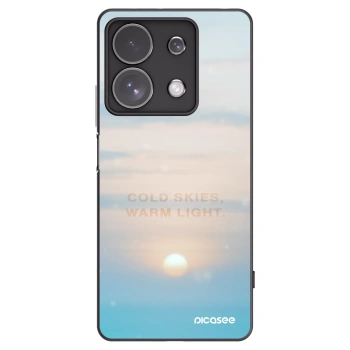 Picasee Μαύρη θήκη σιλικόνης για Xiaomi Redmi Note 13 Pro 4G - COLD SKIES