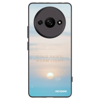 Picasee Μαύρη θήκη σιλικόνης για Xiaomi Redmi A3 - COLD SKIES