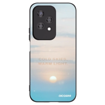 Picasee Μαύρη θήκη σιλικόνης για Honor 200 Lite - COLD SKIES
