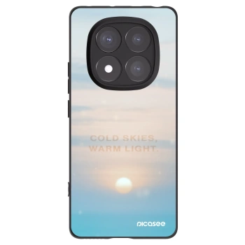 Picasee Μαύρη θήκη σιλικόνης για Xiaomi Redmi Note 14 Pro+ 5G - COLD SKIES