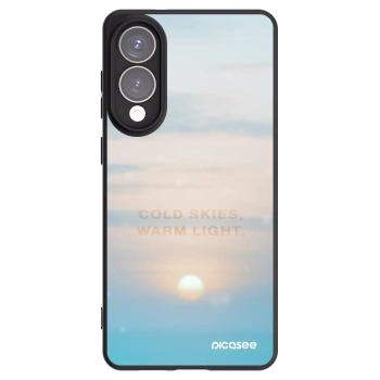 Picasee Μαύρη θήκη σιλικόνης για Samsung Galaxy S25 Edge 5G - COLD SKIES