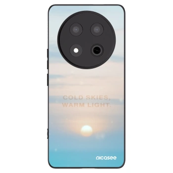 Picasee Μαύρη θήκη σιλικόνης για Honor Magic7 Lite 5G - COLD SKIES