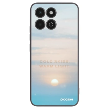 Picasee Μαύρη θήκη σιλικόνης για Honor 200 Smart 5G - COLD SKIES