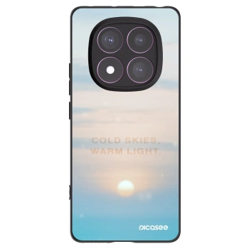 Picasee Μαύρη θήκη σιλικόνης για Xiaomi Redmi Note 14 Pro 4G - COLD SKIES