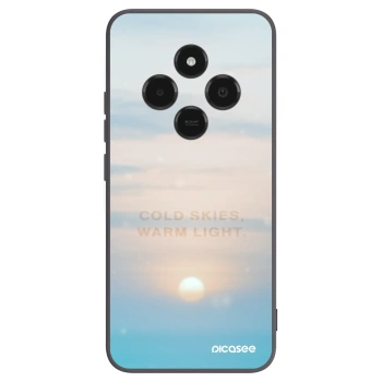 Picasee Μαύρη θήκη σιλικόνης για Xiaomi Poco C75 - COLD SKIES