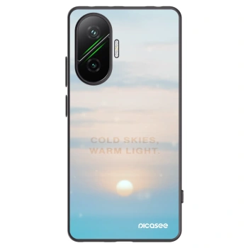Picasee Μαύρη θήκη σιλικόνης για Xiaomi Poco F7 5G - COLD SKIES