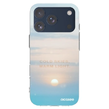 Picasee διαφανής θήκη σιλικόνης Apple iPhone 17 Pro - COLD SKIES