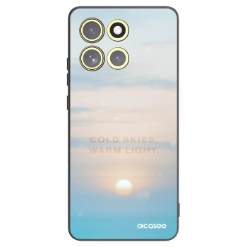 Picasee Μαύρη θήκη σιλικόνης για Motorola Moto G86 5G - COLD SKIES