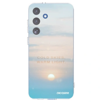 Picasee διαφανής θήκη σιλικόνης Samsung Galaxy S25 FE 5G - COLD SKIES