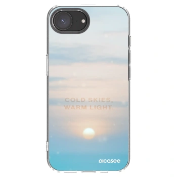 Picasee διαφανής θήκη σιλικόνης Apple iPhone 17e - COLD SKIES