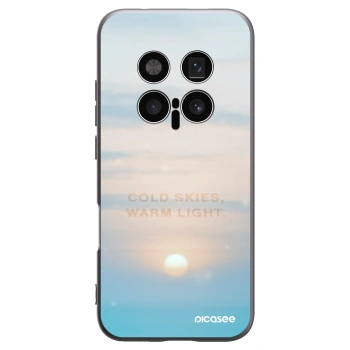 Picasee Μαύρη θήκη σιλικόνης για Honor Magic8 Pro 5G - COLD SKIES