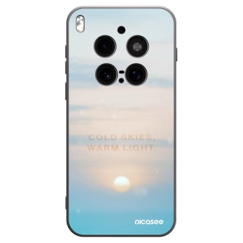 Picasee Μαύρη θήκη σιλικόνης για Vivo X300 Pro - COLD SKIES