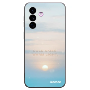 Picasee Μαύρη θήκη σιλικόνης για Samsung Galaxy A57 5G - COLD SKIES