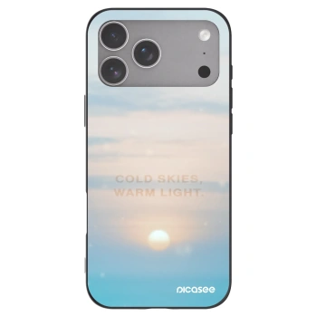 Picasee Μαύρη θήκη σιλικόνης για Apple iPhone 18 Pro Max - COLD SKIES