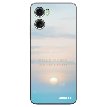Picasee Μαύρη θήκη σιλικόνης για Motorola Moto G06 - COLD SKIES