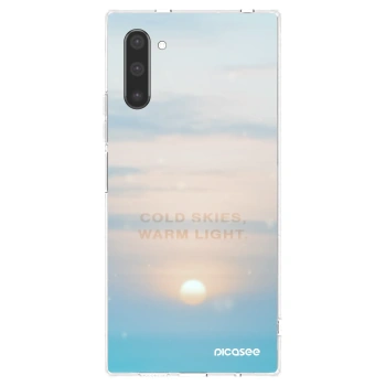 Picasee διαφανής θήκη σιλικόνης Samsung Galaxy Note 10 N970F - COLD SKIES