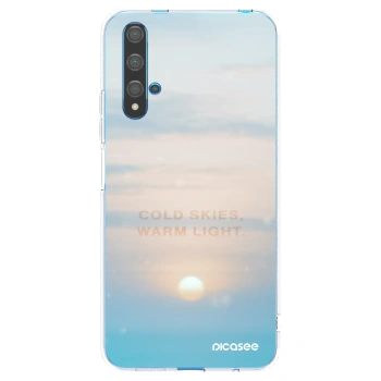 Picasee διαφανής θήκη σιλικόνης Huawei Nova 5T - COLD SKIES