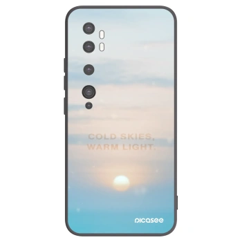 Picasee Μαύρη θήκη σιλικόνης για Xiaomi Mi Note 10 (Pro) - COLD SKIES