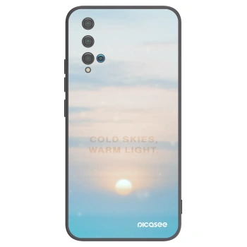 Picasee Μαύρη θήκη σιλικόνης για Huawei Nova 5T - COLD SKIES