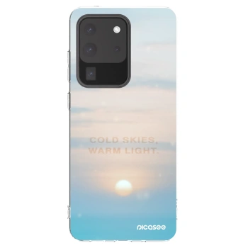 Picasee διαφανής θήκη σιλικόνης Samsung Galaxy S20 Ultra 5G G988F - COLD SKIES