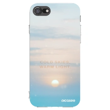 Picasee διαφανής θήκη σιλικόνης Apple iPhone SE 2020 - COLD SKIES