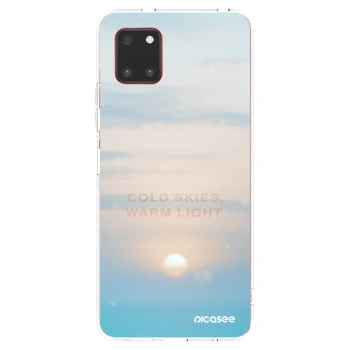 Picasee διαφανής θήκη σιλικόνης Samsung Galaxy Note 10 Lite N770F - COLD SKIES