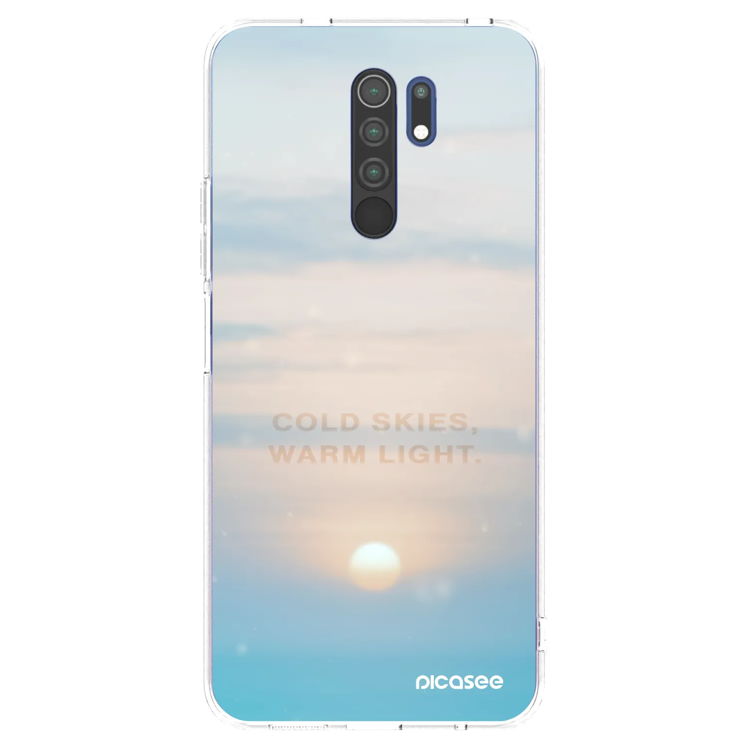 Picasee διαφανής θήκη σιλικόνης Xiaomi Redmi 9 - COLD SKIES