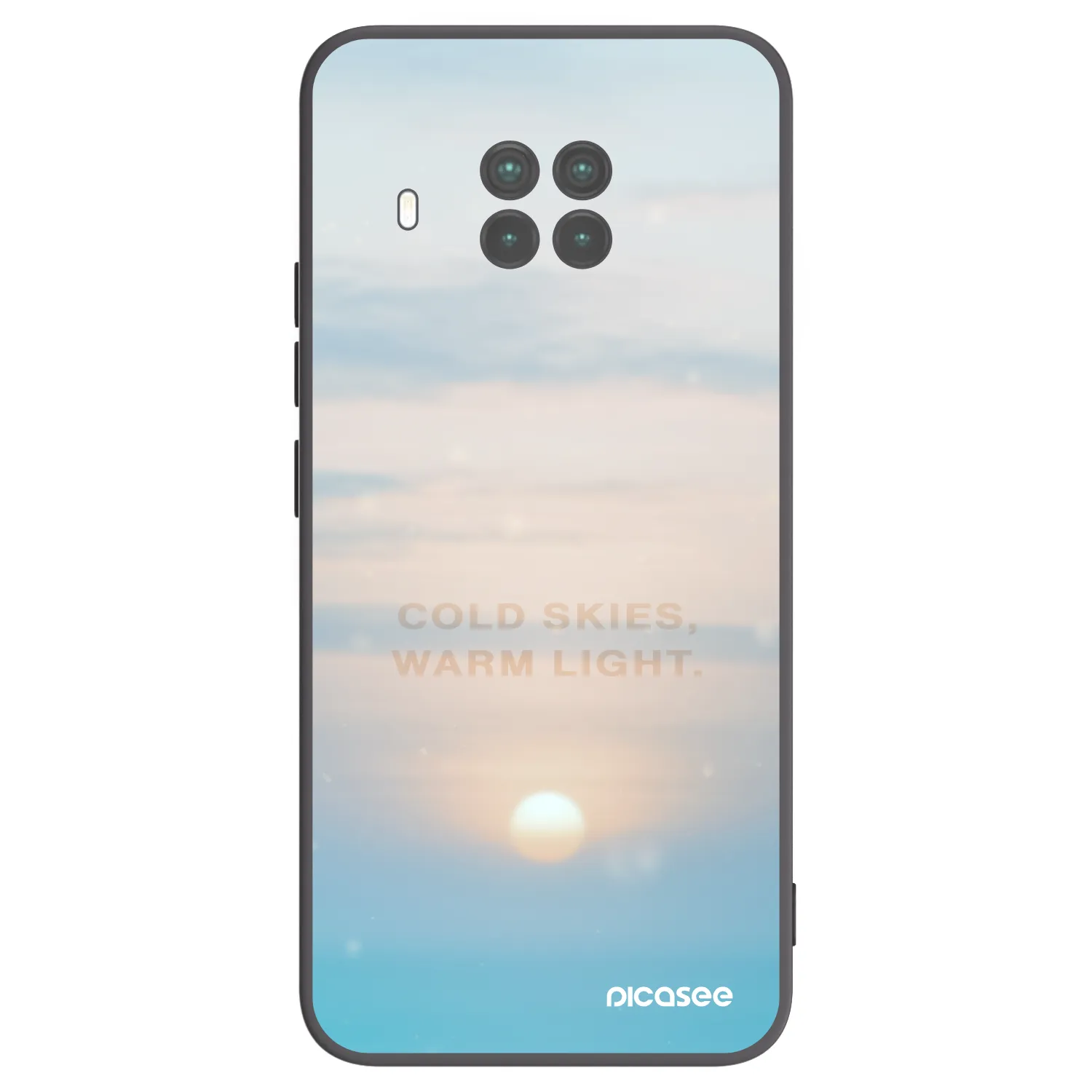 Picasee Μαύρη θήκη σιλικόνης για Xiaomi Mi 10T Lite - COLD SKIES