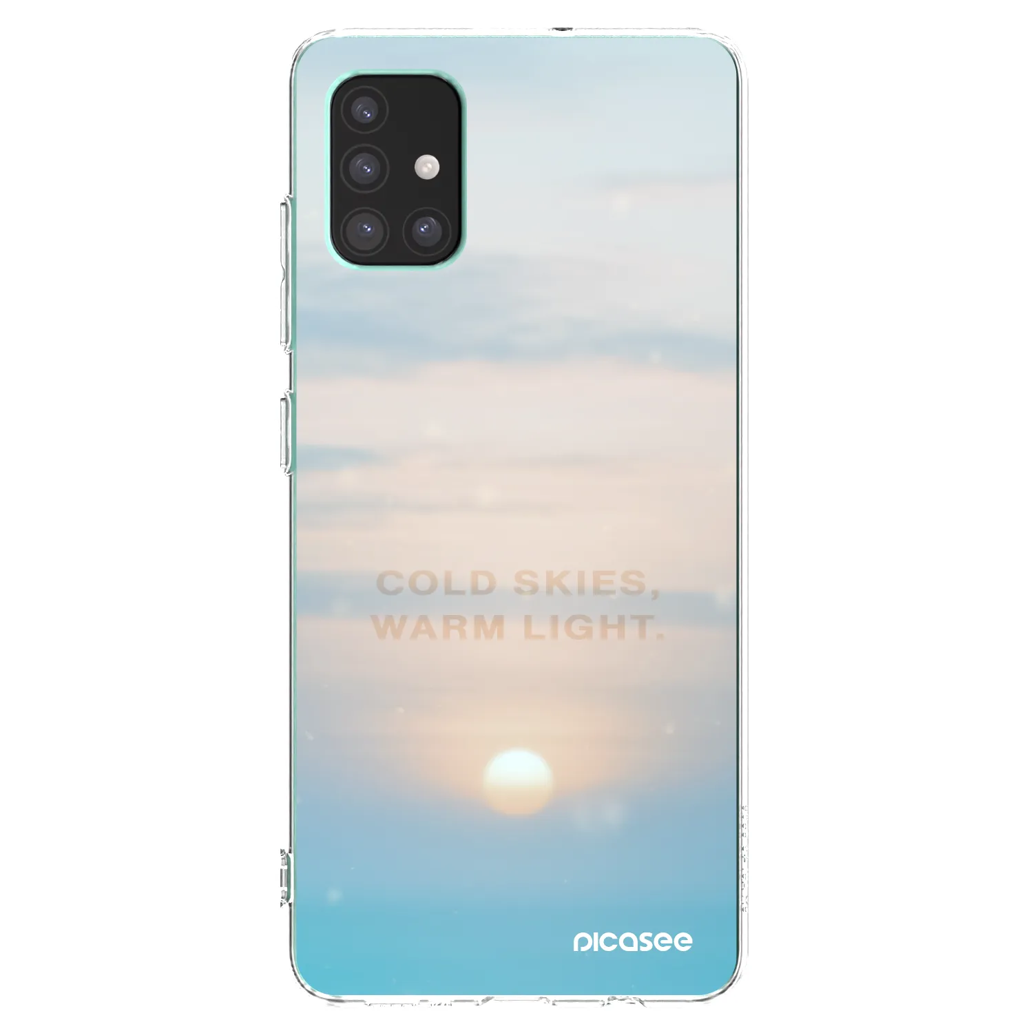 Picasee διαφανής θήκη σιλικόνης Samsung Galaxy M51 M515F - COLD SKIES