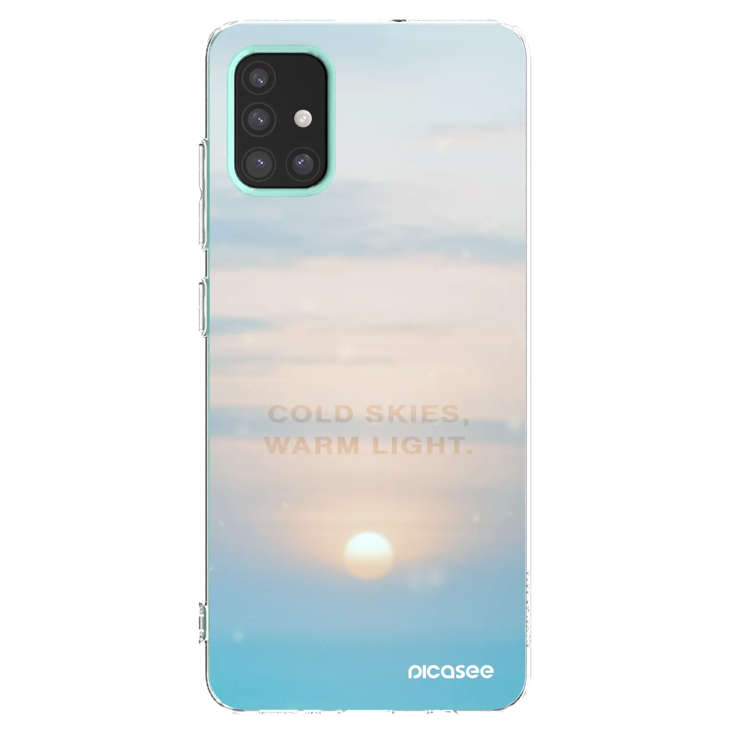 Picasee διαφανής θήκη σιλικόνης Samsung Galaxy M31s - COLD SKIES