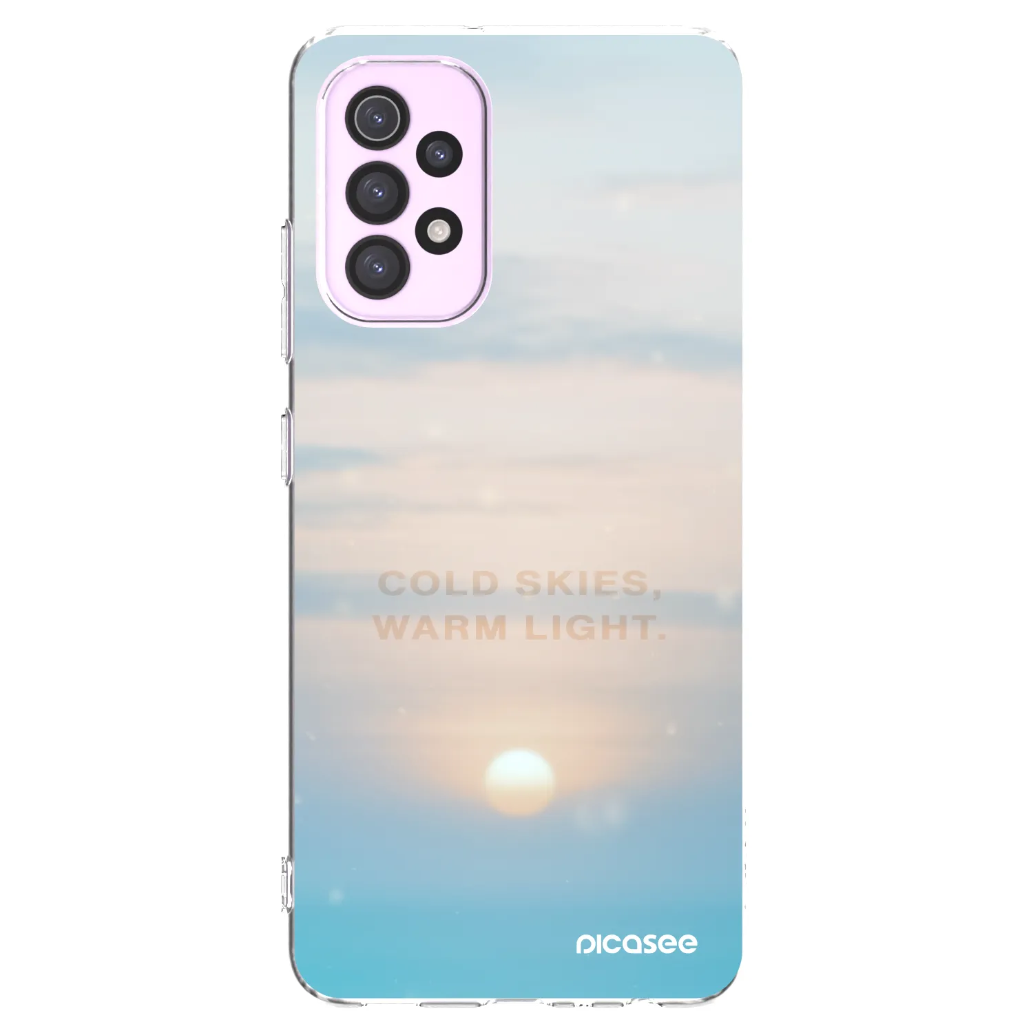 Picasee διαφανής θήκη σιλικόνης Samsung Galaxy A32 5G A326B - COLD SKIES
