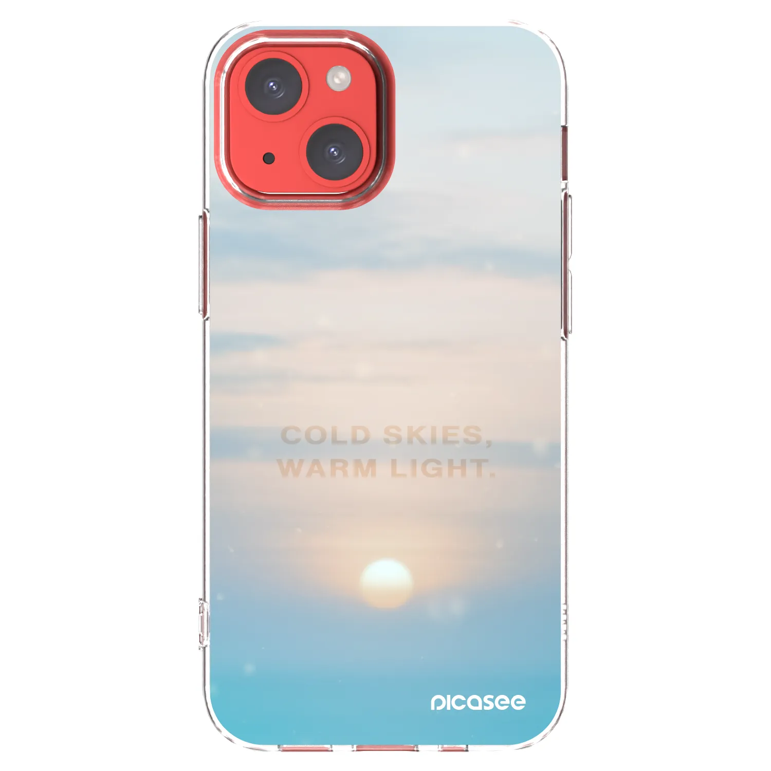 Picasee διαφανής θήκη σιλικόνης Apple iPhone 13 mini - COLD SKIES