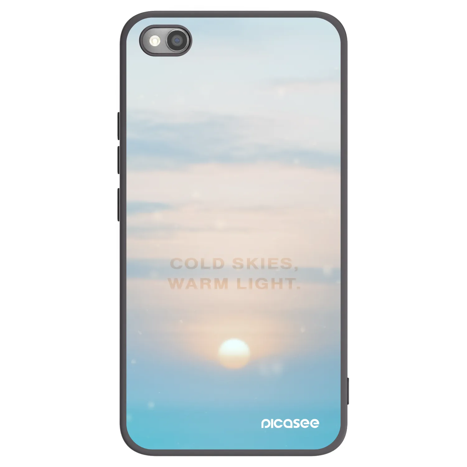 Picasee Μαύρη θήκη σιλικόνης για Xiaomi Mi Note 10 (Pro) - COLD SKIES