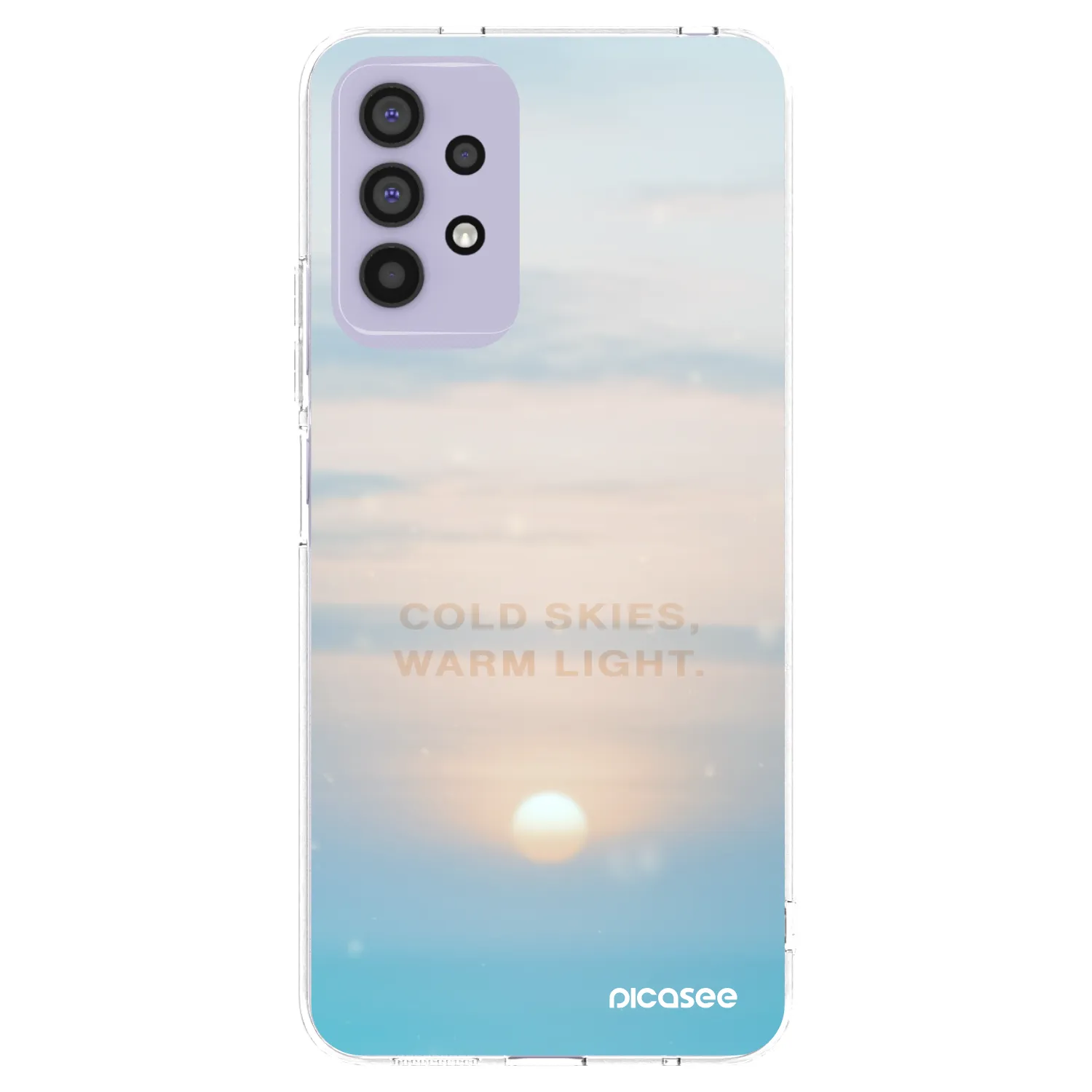 Picasee διαφανής θήκη σιλικόνης Samsung Galaxy A32 4G SM-A325F - COLD SKIES